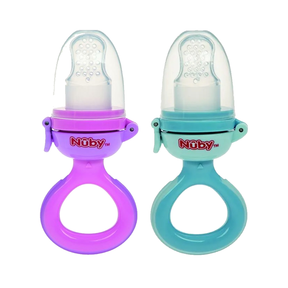 Nuby соска силикон уутан 6+ сар