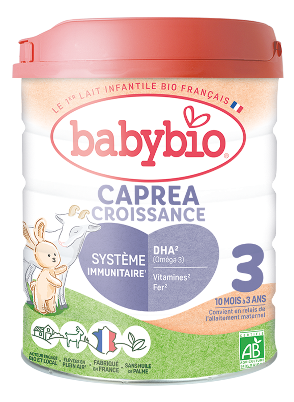 Babybio Caprea 3 ямааны сүү 10 сар-3 нас 800гр