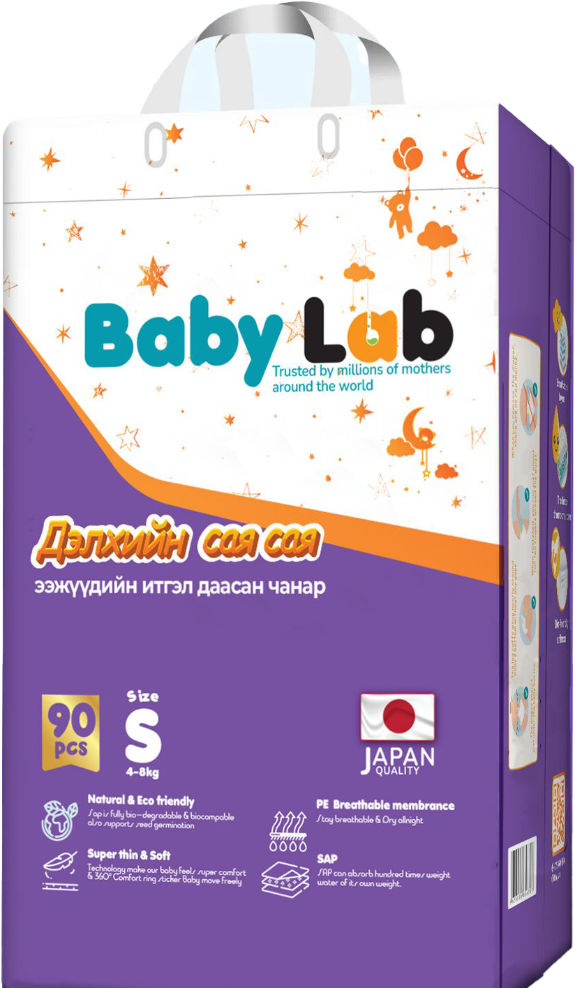 Baby lab хүүхдийн живх “S” 90 размер /наадаг/