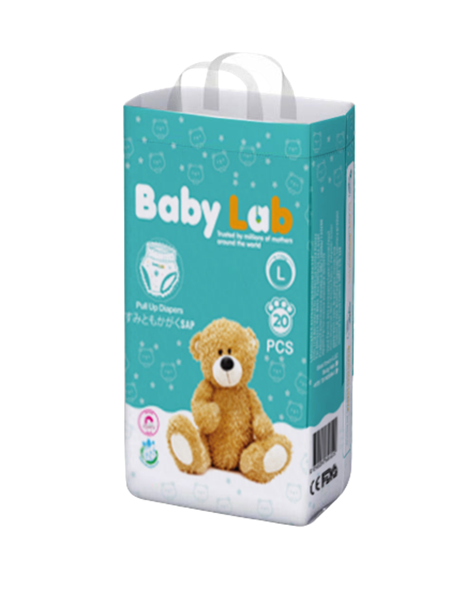 Baby Lab хүүхдийн живх L 20 ширхэгтэй /Өмсдөг/