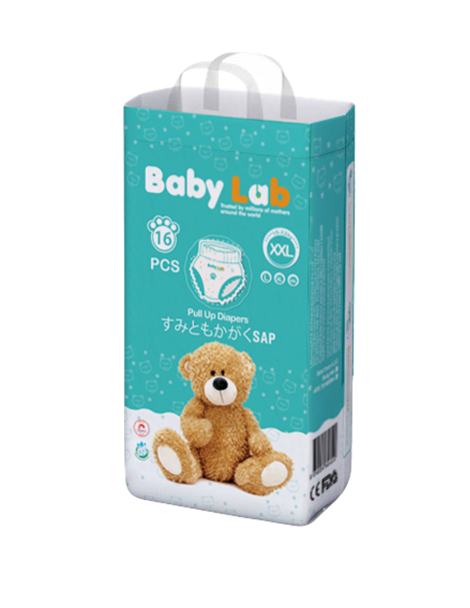 Baby Lab хүүхдийн живх XXL 16 ширхэгтэй /Өмсдөг/