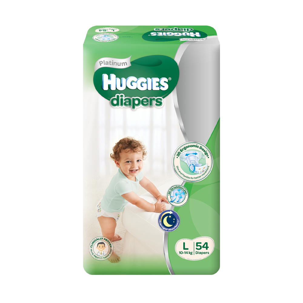 Huggies Platinum №4 L 54ш 
