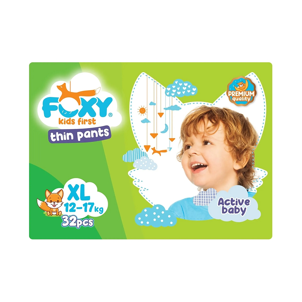 Живх FOXY Unisex Premium XL-32ш 12-17кг Өмсдөг нимгэн  харшил үүсгэгчгүй