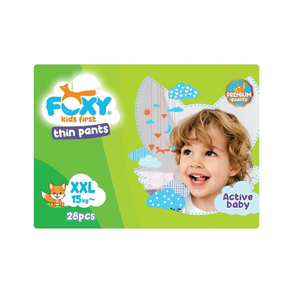 Живх FOXY Unisex Premium XXL-28ш 15кг+ Өмсдөг нимгэн  харшил үүсгэгчгүй
