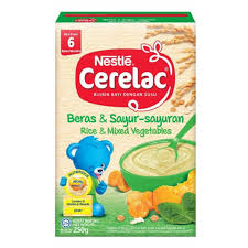 Cerelac BL Fe Rice& Mixed Vegetable 250gr