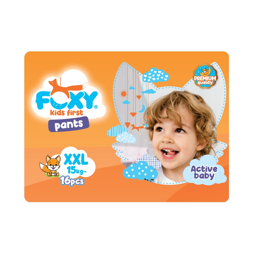 Живх FOXY Unisex XXL-16ш 15кг+  Өмсдөг харшил үүсгэгчгүй шингээлт сайн