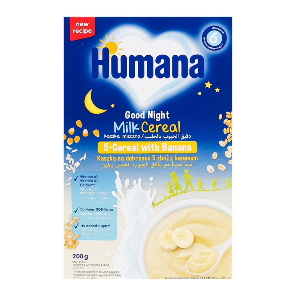 Humana Good Night Milk Cereal 200gr