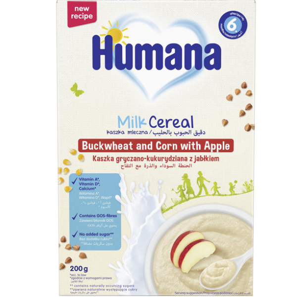 Humana MC Buckwheat with Apple 200gr