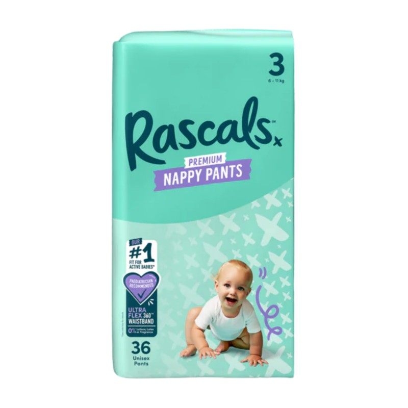 RASCALS өмсдөг №3 /6-11кг, 36ш/ 