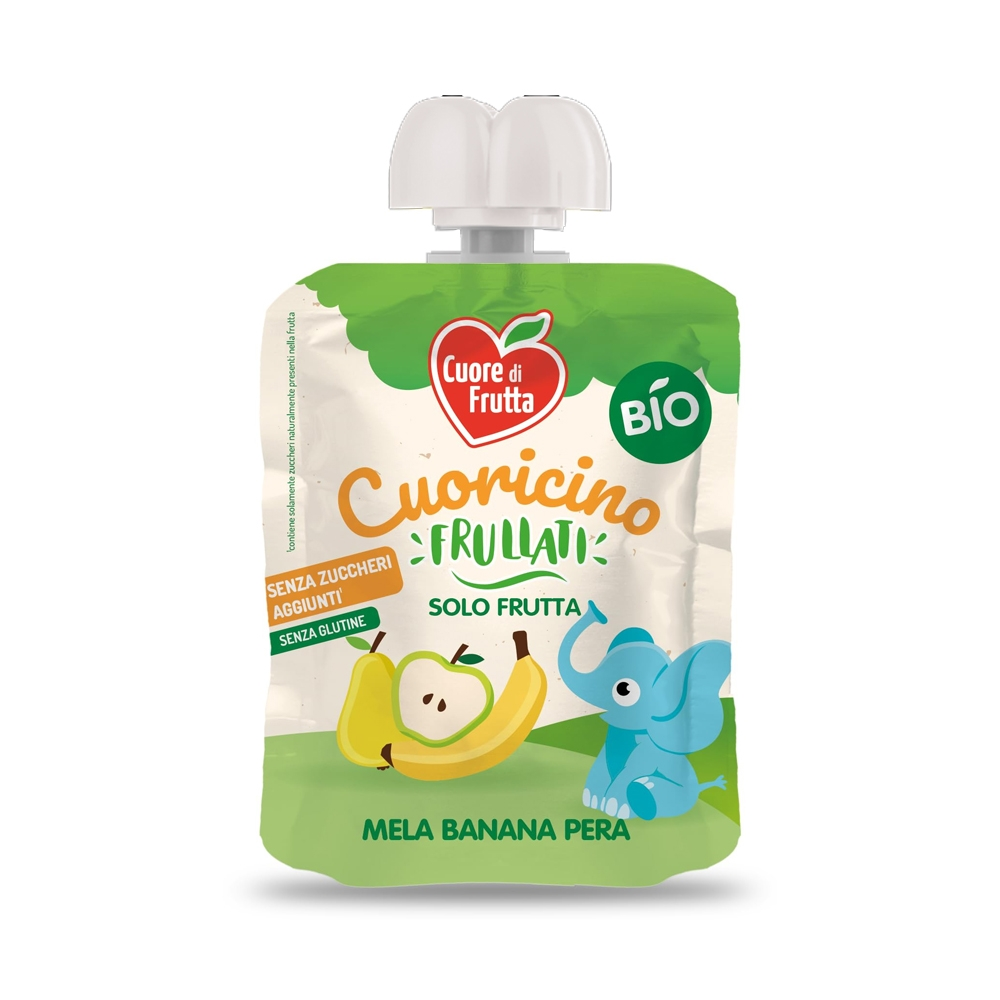 Cuoricino нухаш Алим банана лийр 90гр 6+ сар