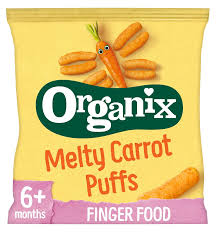 Organix Bio Snack хайлдаг чипс 6m+, 20g