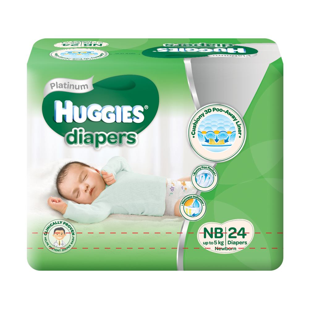Huggies Platinum №1 NB 24ш 