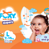 Живх FOXY Unisex L-18ш 9-14кг Наадаг харшил үүсгэгчгүй шингээлт сайн