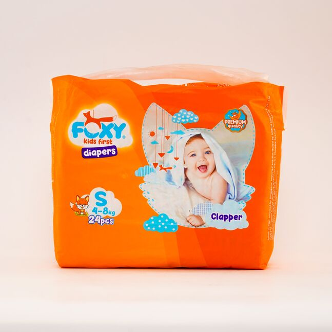 Живх FOXY Unisex S-24ш 4-8кг Наадаг харшил үүсгэгчгүй шингээлт сайн