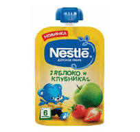 Nestle нухаш /Apple strawberry/ 90gr